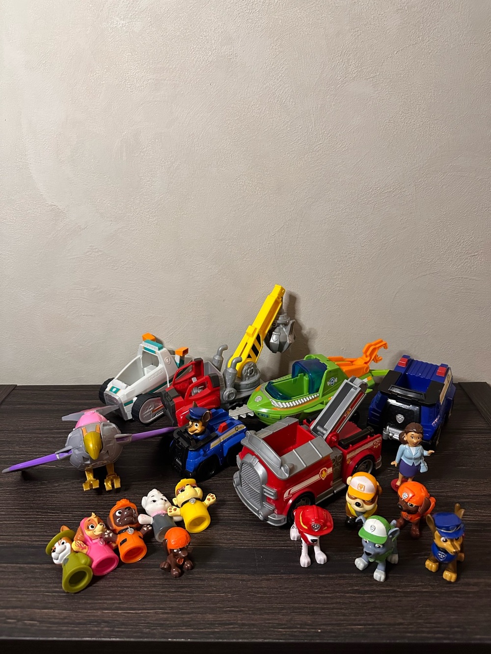 Paw Patrol Vehicles Figures Finger Puppet Bundle